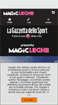 Mobile Screenshot of magicleghe.gazzetta.it