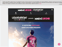 Tablet Screenshot of magicleghe.gazzetta.it