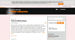 Desktop Screenshot of paneegazzetta.gazzetta.it